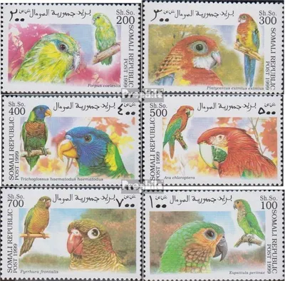 Produktbild von Briefmarken Somali Republic 1999 Mi 1999PaA-1999 die Legalität dieser Ausg. ist ungeklärt postfrisch Papageien