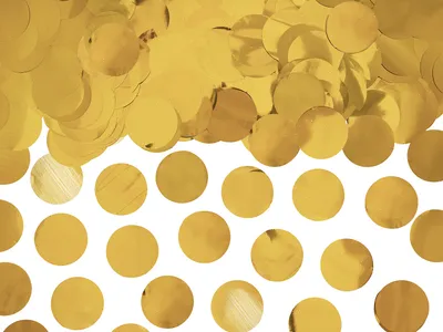Immagine prodotto di Cerchietti di coriandoli 2,5 cm 15 g oro