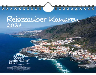 Produktbild von Reisezauber Kanaren DIN A5 Kalender für 2027 Urlaub Strand Spanien - Seelenzauber