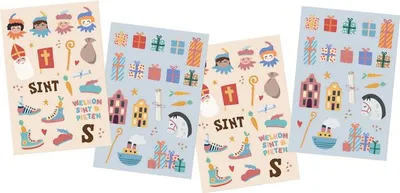 Produktbild von Folat 65716, Papier, Mehrfarbig, Weihnachtsmuster, 150 mm, 225 mm, 49 Stück(e)