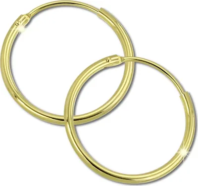 Image de GoldDream or Creolen 20mm Damen 333er Gelbgold 8 Karat Ohrringe GDO0031Y