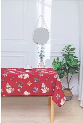 Zdjęcie produktu dla Obrusy - PROMO LINGE - Tradition - Poliester - 150x240cm - czerwony