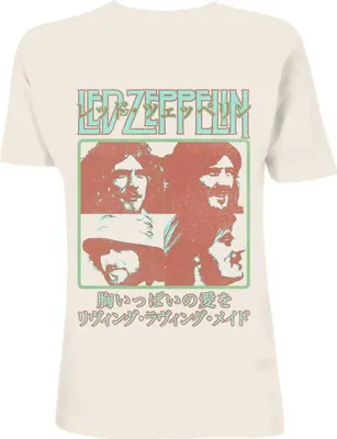 Obrázek produktu pro Led Zeppelin - Tričko pro muže/dámy Uni RO4569 (XXL) (Natural)