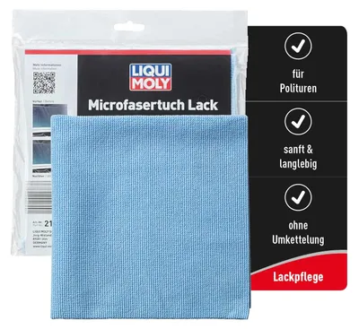 Productafbeelding van LIQUI MOLY Microvezeldoek voor lak, 40 x 40 cm | Artikelnummer: 21783 | 1 microvezeldoek