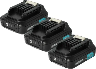 Produktbild von vhbw 3x Akku Ersatz für Makita BL1021, BL1021B, BL1016, BL1020, BL1020B, BL1020B-2, BL1040, BL1015B-2, BL1021B-2 für Werkzeug (1500 mAh, Li-Ion, 12 V)