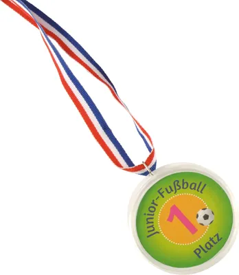 Produktbild von EDUPLAY 240091 Kunststoff-Medaille mit Motiv-Fach zum Selbstgestalten, transparent (Modell zufällig, 1 Stück)
