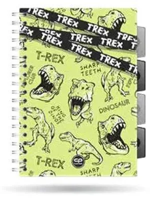 Immagine prodotto di Blocco per disegni A5 Coolpack "Dino Adventure" in PP a quadretti, 100 fogli