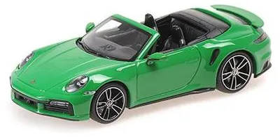 Produktbild von Minichamps 1:43 PORSCHE 911 (992) TURBO S CABRIOLET - 2019 - GREEN 410069482