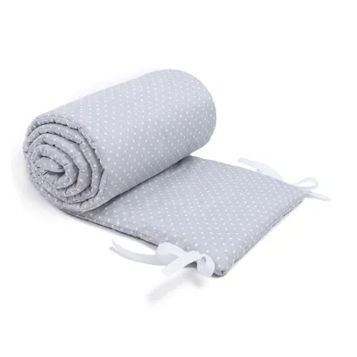 Obrázek produktu pro Mantinel Maceshka Basic Bílý puntík v šedé