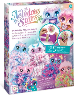 Zdjęcie produktu dla Zestaw do robienia breloczków z pomponami Nebulous Stars