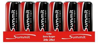 Produktbild von Summit Cola Zero Dose (24x25cl)