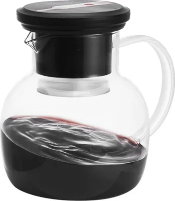 Obrázok produktu pre Elektrická karafa na víno, pretrepávanie jedným kliknutím, 750 ml, veľká karafa s dobíjaním cez USB, automatická sklenená karafa, karafa na víno s výtokom, ergonomická rukoväť, darček pre milovníkov vína