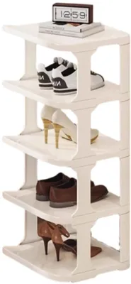 Produktbild von Azomor® Raumspartendes Schuhregal mit fünf Ebenen für jeden Raum im Haus