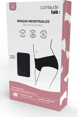Produktbild von CUMLAUDE LAB MENSTRUAL PANTIES mittelhohe Absorption #M 1 u