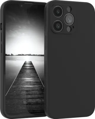Produktbild von EAZY CASE - TPU Hülle für Apple iPhone 13 Pro, TPU Case stoßfeste Handyhülle, weiches Cover mit Kameraschutz, Silikonhülle in Schwarz