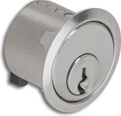 Image de JUNIE Cylindre ø 22 mm pour serrures 2863/2886 Blocage BN 0101, laiton nickelé