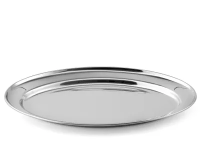 Imagen del producto de WEIS: Plato de servir, acero inoxidable 18/10, ovalado, longitud: 500 mm, anchura: 345 mm