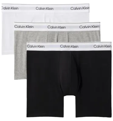 Produktbild von Calvin Klein LV00NB4394MP1, Boxershorts, Erwachsener, Männlich, Schwarz, Grau, Weiß, Indonesisch, 3 Stück(e)