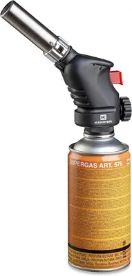 Obrázok produktu pre Profesionálna spájkovacia súprava Kemper 1060KIT – funkcia 360° nad hlavou | Piezoelektrické zapaľovanie | Vrátane 300 ml plynového zásobníka | Ergonomická rukoväť