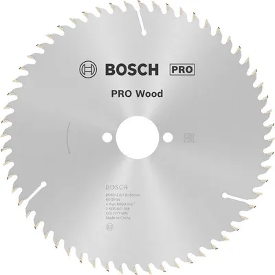 Produktbild von PRO Wood Kreissägeblatt, 190 x 2,6 x 30 mm, Z60