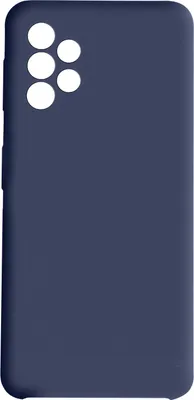 Immagine prodotto di Avizar, custodia in silicone con superficie effetto soft-touch per Samsung Galaxy A72, colore blu notte