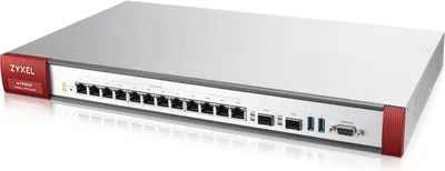 Produktbild von Zyxel ATP800, 8 Gbit/s, 1,5 Gbit/s, 120,1 BTU/h, 947736 h, IPSec, SSL/TLS, Kabelgebunden
