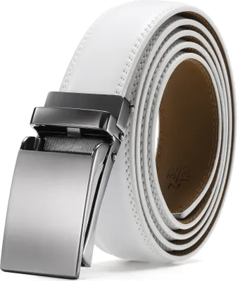 Zdjęcie produktu dla Pasek męski Nelbons, skórzany automatyczny pasek zapadkowy dla mężczyzn Sukienka 30 mm 1 1/8 ", Rozmiar dostosowany