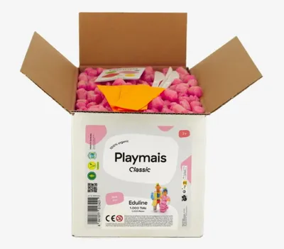 Produktbild von PlayMais Bastel Kreativität Eduline Classic Refill 1000 pink ab 3 Jahren
