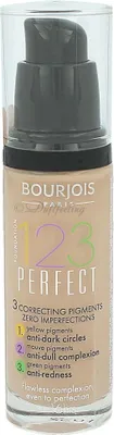 Produktbild von Bourjois 123 Perfect, Pumpenflasche, Flüssigkeit, Universal, Schutz, Glanz, Beige, Dark Beige