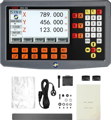 Obrázek produktu pro Sada digitálního displeje, 3-osý displej, vysoce přesné měření, displej DRO-SDS2-3VA