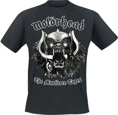 Produktbild von Motörhead T-Shirt Herren The Manticore Tapes schwarz S