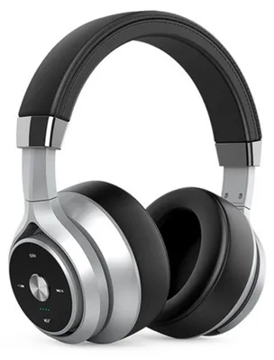 Produktbild von Bluetooth-Kopfhörer mit aktiver Geräuschunterdrückung, Over-Ear-Design, Mikrofon, Hi-Fi-Klang, tiefe Bässe, komfortable Ohrpolster aus Proteinleder, kabellos
