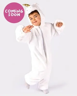 Produktbild von Den Goda Fen Einhorn Kostüm Jumpsuit Größe 104 für Kinder