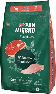 Zdjęcie produktu dla PAN MEAT Wołowina z królikiem M 9kg