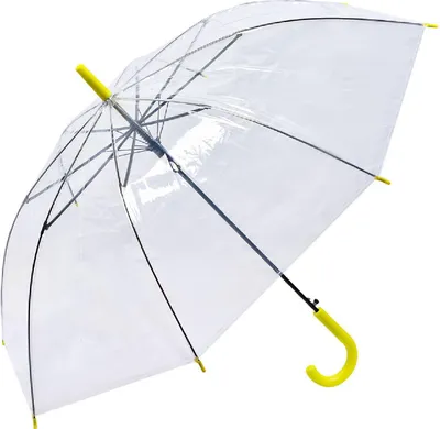 Produktbild von Clayre & Eef Erwachsenen-Regenschirm 80 cm Transparant Kunststoff