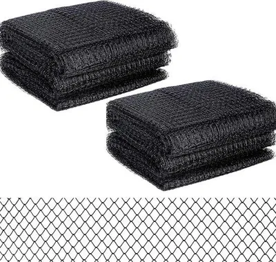 Produktbild von Famanu Vogelnetz 2 Stück - Schutznetz 7,5 m x 15 m - Maschenweite 5 cm - Für Obstbäume und Gemüse