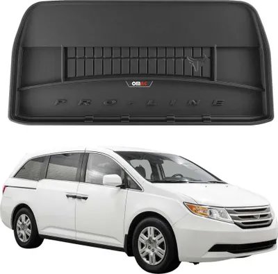 Image de Tapis de Coffre pour Honda Odyssey 2011-2017 TPE Noir