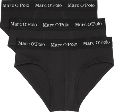 Produktbild von Marc O'Polo Herren Slip 3-Pack Essentials - Schwarz - Größe XL