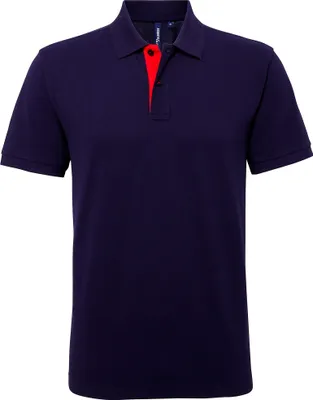 Obrázok produktu pre Pánske polo tričko Asquith & Fox s krátkym rukávom RW4810 (XL) (námornícka/červená)