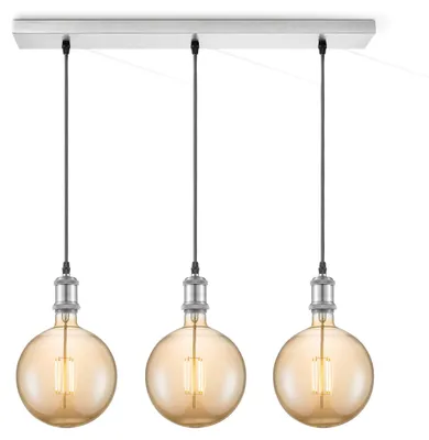 Produktbild von Besselink licht F258603-09,L111040-20, 3 Glühbirne(n), LED, E27, 2700 K, IP20, Silber