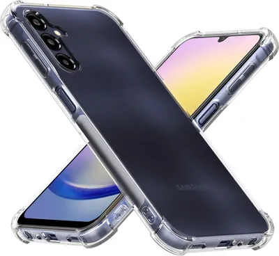 Produktbild von Hülle für Samsung Galaxy A25 Weich Transparent Handyhülle mit Verstärkte Ecken Bumper Schutzhülle