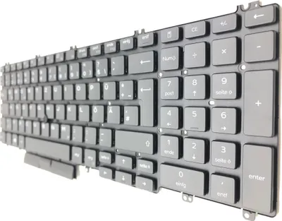 Image de FRANÇAIS - Clavier noir éclairage compatible avec Dell Latitude 15 5511-H7Y9D