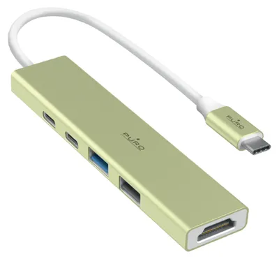 Produktbild von PURO 5-In-1 USB-C-3.2-Hub Mit 4K-HDMI-Anschluss Für Macbook Neo, Tablets Und Laptops, KI-generiertes Bild