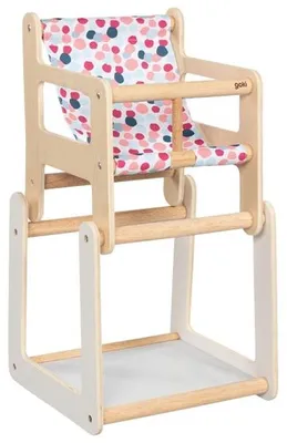 Productafbeelding van Goki houten poppenstoel met tafel, 2-in-1 - poppenmeubilair