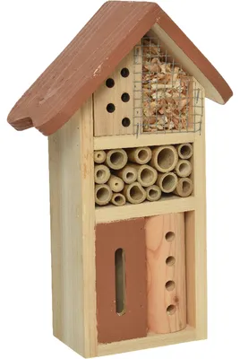 Produktbild von Decoris Insektenhotel - Bambus - Terra - Braun - 16 x 26 cm