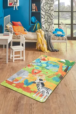 Produktbild von Conceptum Hypnose, Animals- Animals  CHL, Bunt, Kurzflorteppiche, 100 x 160 cm, 50% Samtgewebe / 50% Polyester