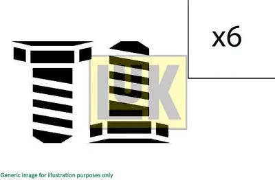 Image de LuK Kit de vis pour accouplement 411 0181 10
