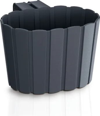 Produktbild von NABBI Plastový balkonový květináč DDEZ200 19,4 cm - antracit
