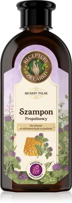 Obrázok produktu pre Receptury Ziel szampon propolisowo-łopianowy do włosów 350 ml