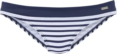 Produktbild von Venice Beach Bikini-Hose normal marine-weiss gestreift 38